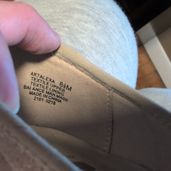 AK Sport Metallic Flats with Chain Detail - Picture 4 of 4